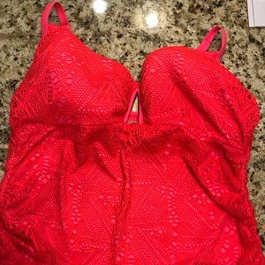 Lane Bryant Underwire tankini swimsuit top